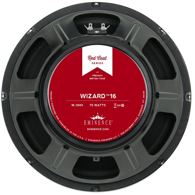 Eminence THE WIZARD 8ohm 12" 75watt Redcoat Guitar speaker - Click Image to Close